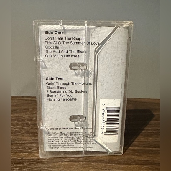 Blue Ouster Cult - Super Hits - Cassette - Picture 3 of 3